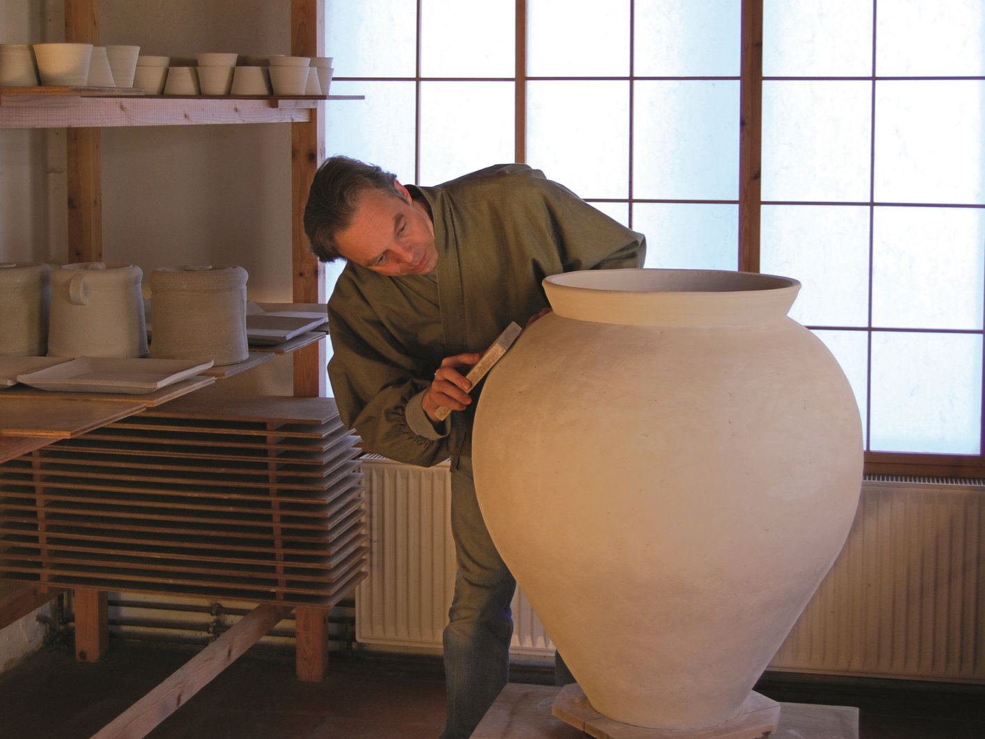 Jan Kollwitz – Japanische Keramik aus dem Anagama-Ofen
