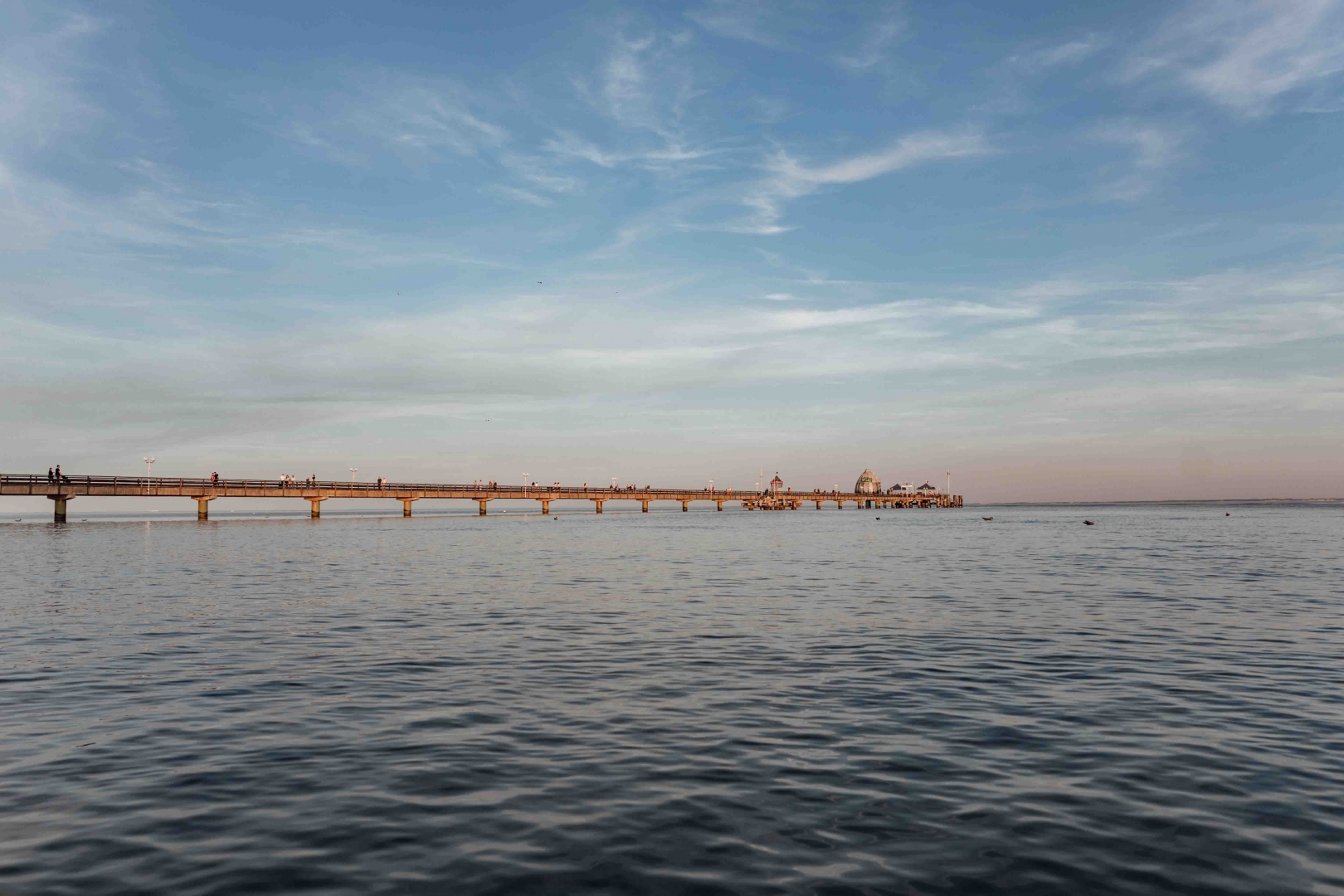 Abendstimmung Grömitzer Seebrücke Ostsee